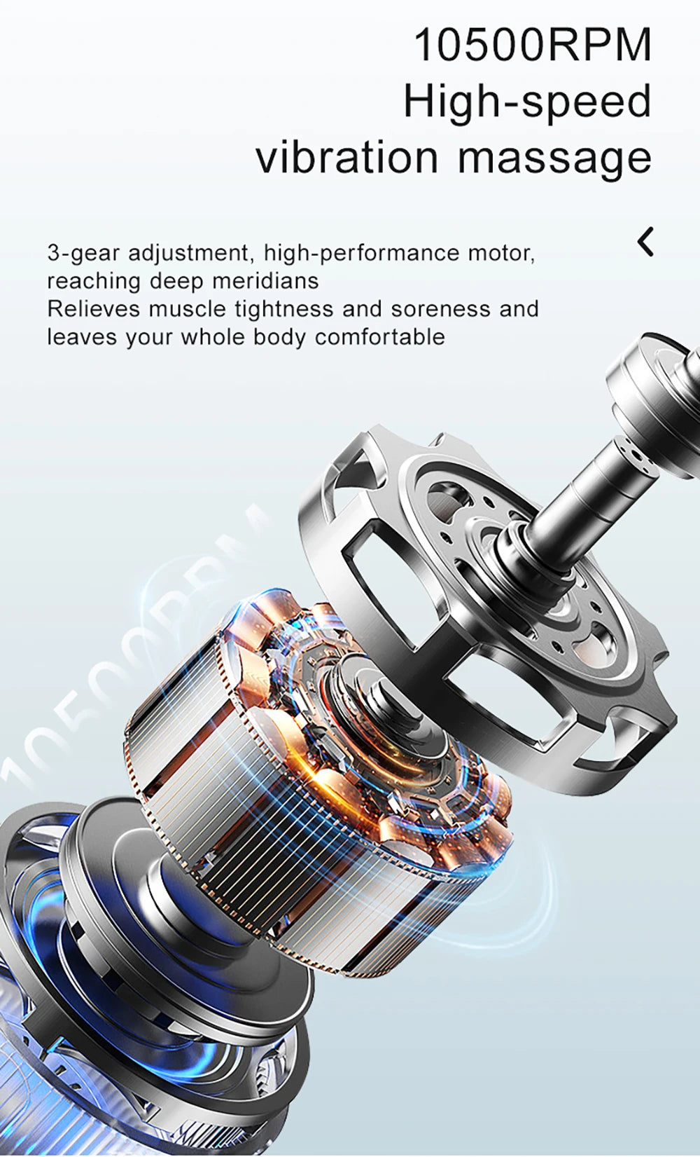Heated Deep Tissue Massage Blade | Heat + Vibration + NMES Relief